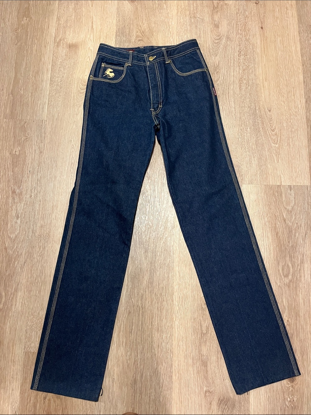 Vintage 80’s Dark Wash, Straight Leg Jeans
